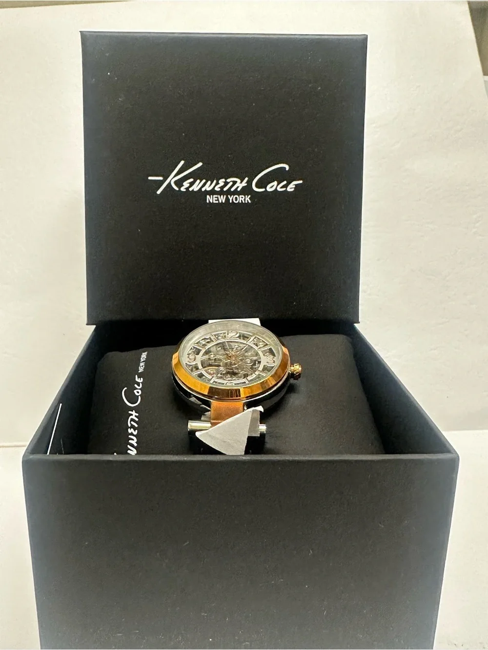 Kenneth Cole New York Women's Automatic Bicolour Skeleton Watch